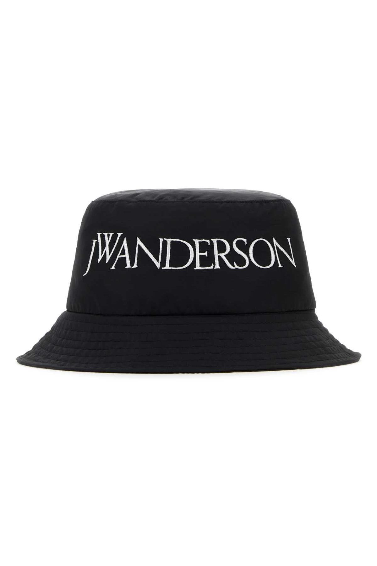 JW Anderson CUFFIA Nylon Blend Bucket Hat — Black by JW Anderson
