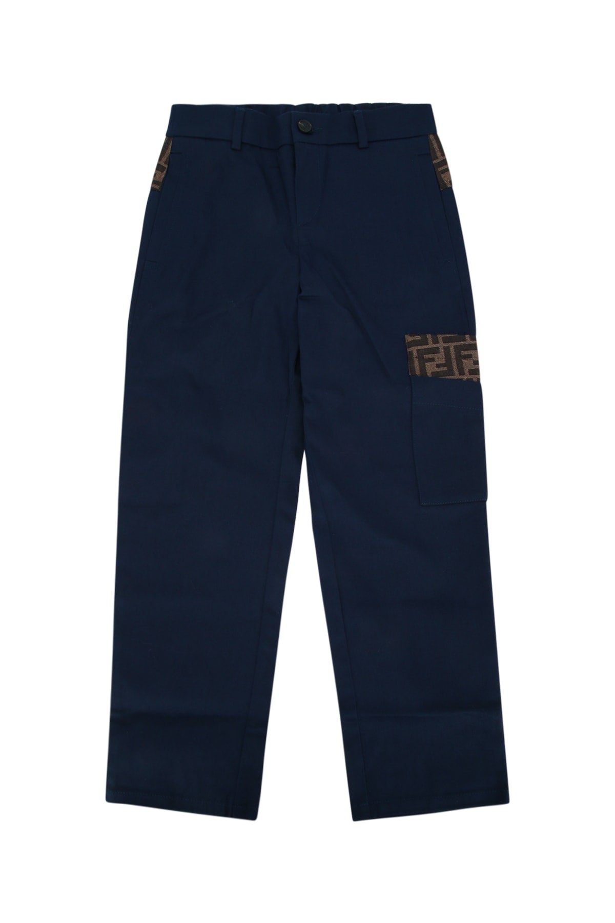 Fendi Kids Eavy Trousers — Navy by Fendi Kids