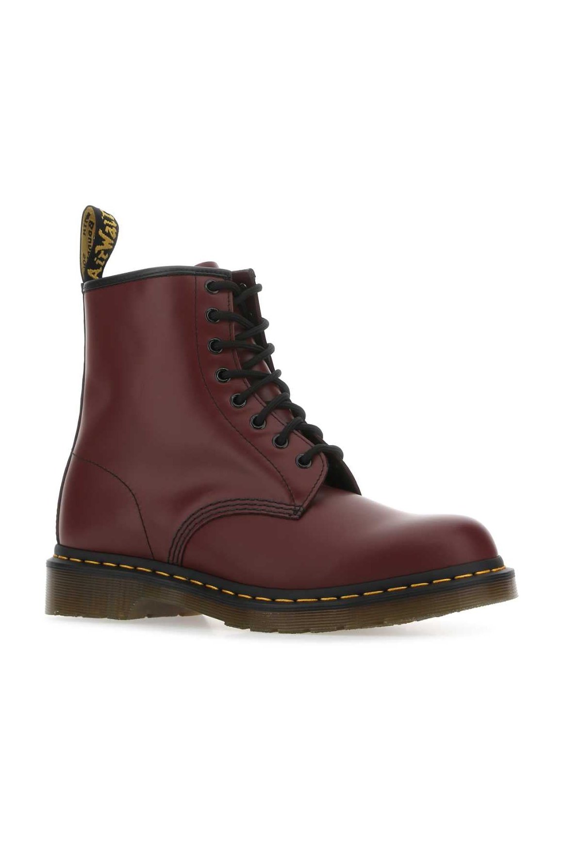 Dr Martens Smooth Leather Boot — Red - 10, view 2