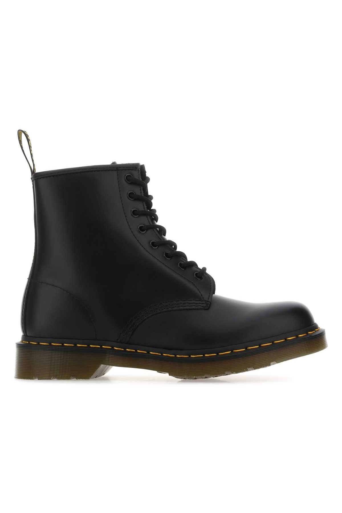 Dr Martens Smooth Leather Lace-Up Boot — Black by Dr Martens