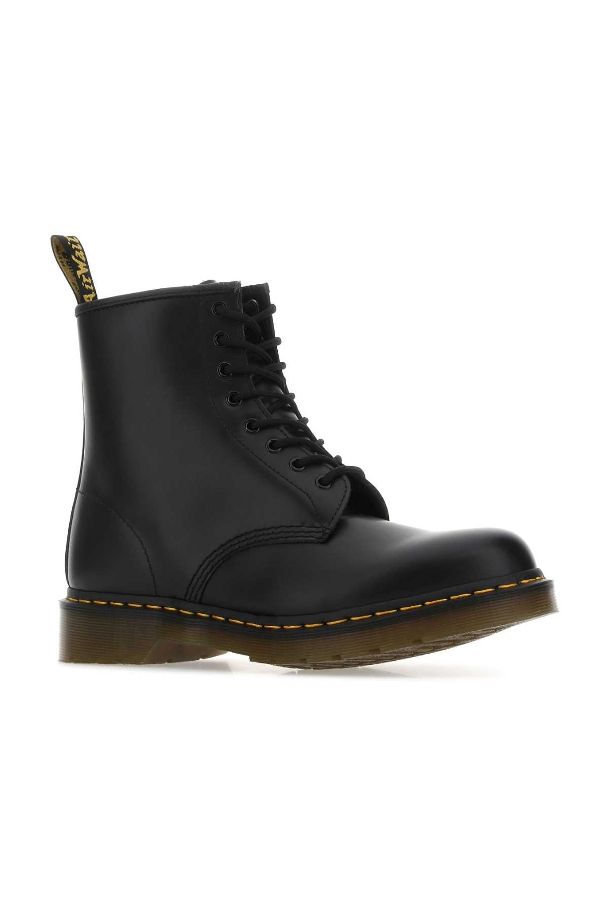 Dr Martens Smooth Leather Lace-Up Boot — Black, view 2