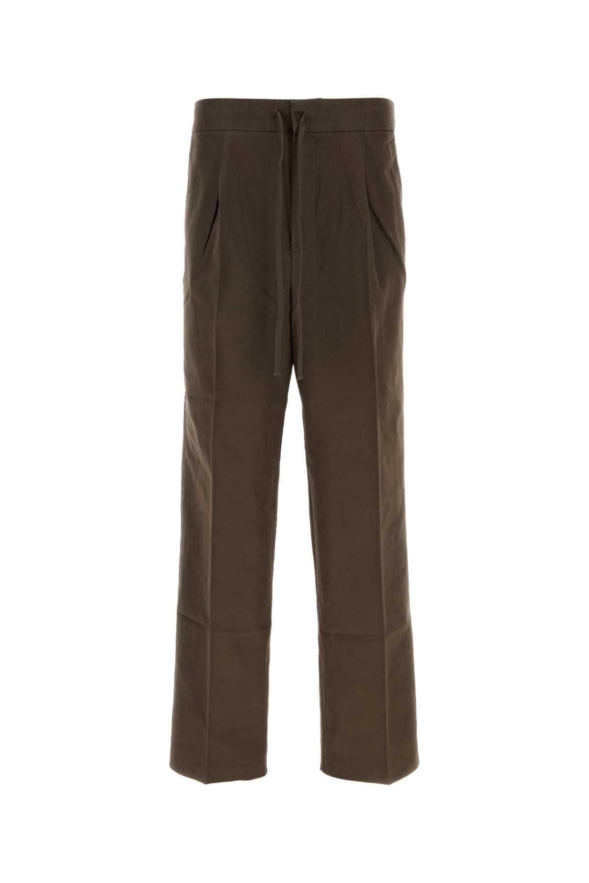 Fear Of God Essential Pleat Front Pant Trouser — Brown by Fear Of God Essential