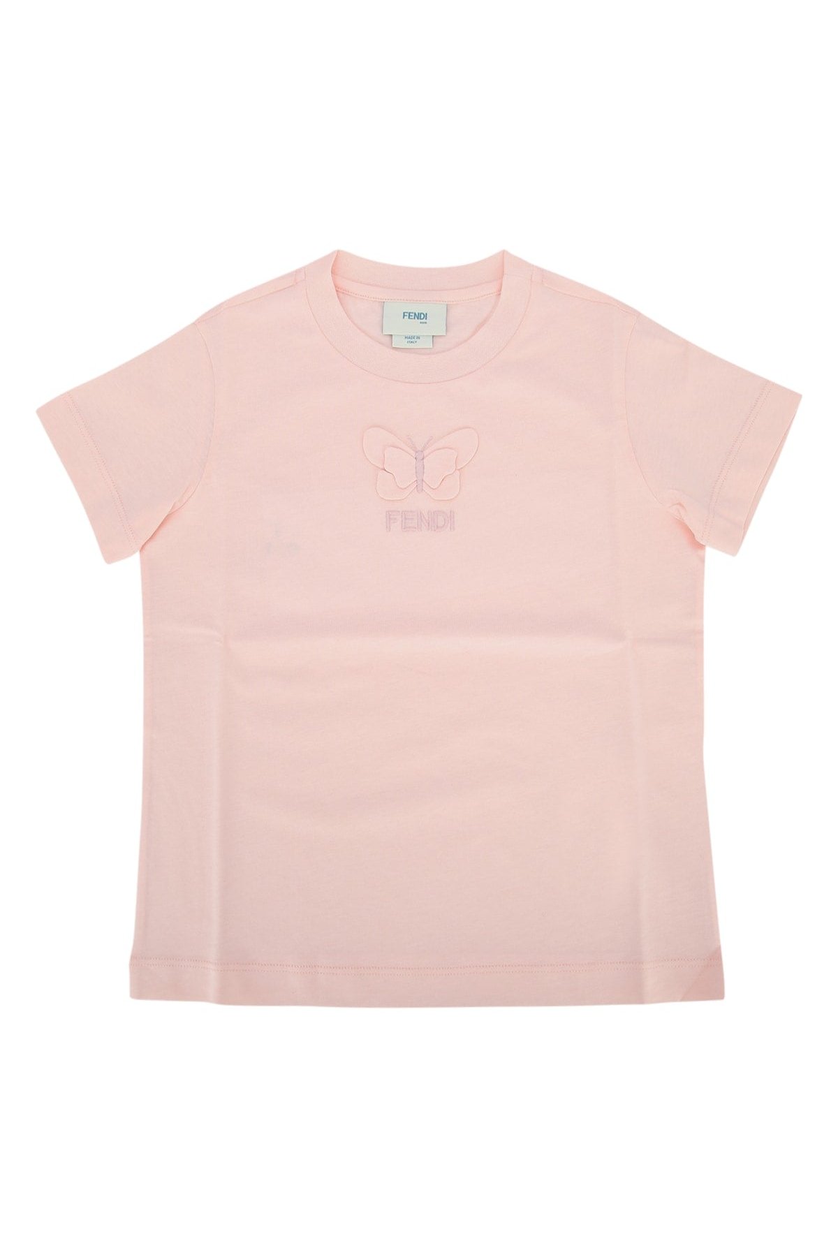 Fendi Kids Jersey T-Shirt — Pink by Fendi Kids