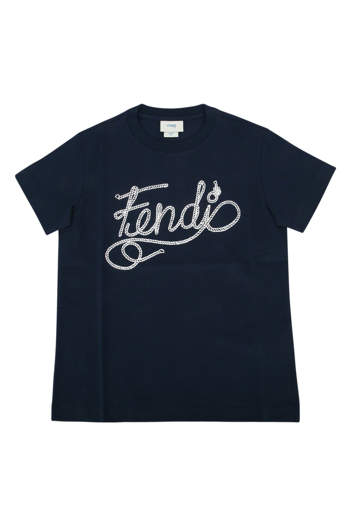 Fendi Kids Jersey T-Shirt — Navy by Fendi Kids