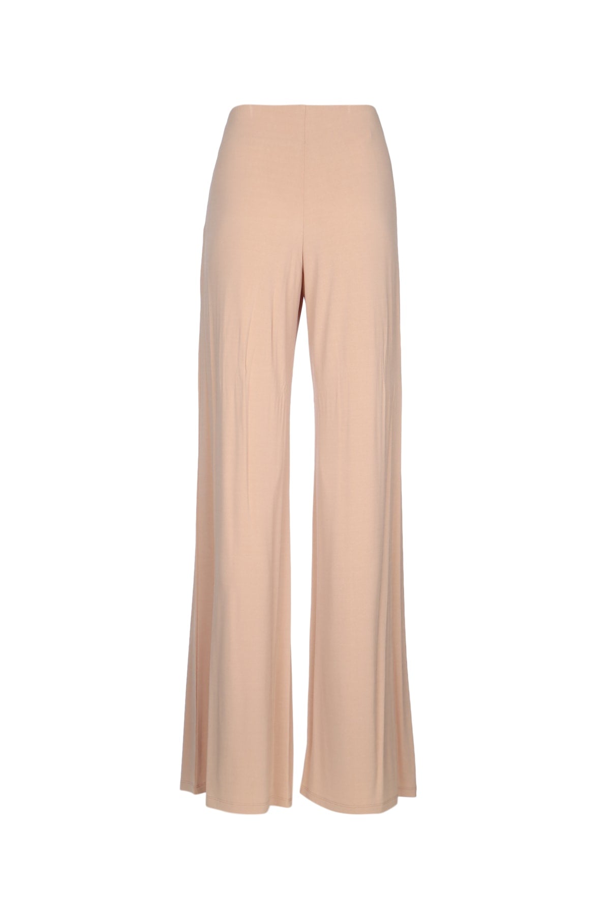 Alberta Ferretti High-Waisted Trousers — Beige, view 2