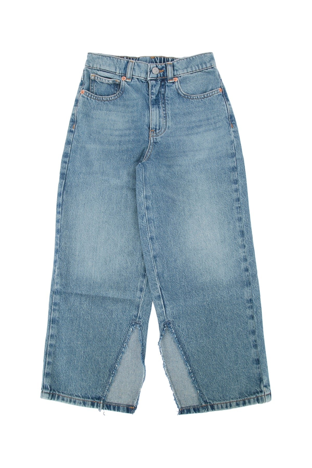Mm6 Kids Cotton Jeans — Blue by Mm6 Kids