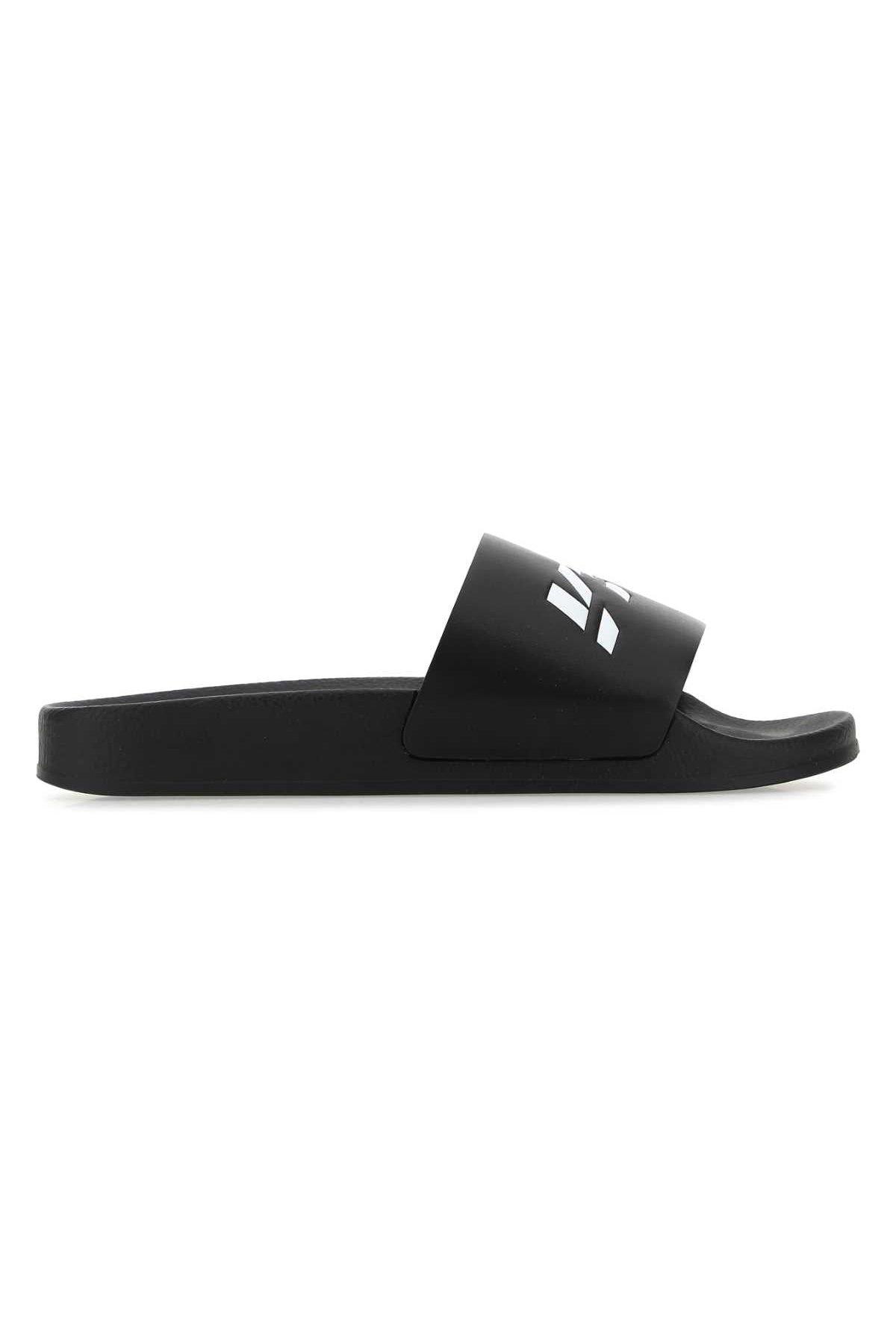 Vtmnts Rubber Slipper — Black by Vtmnts