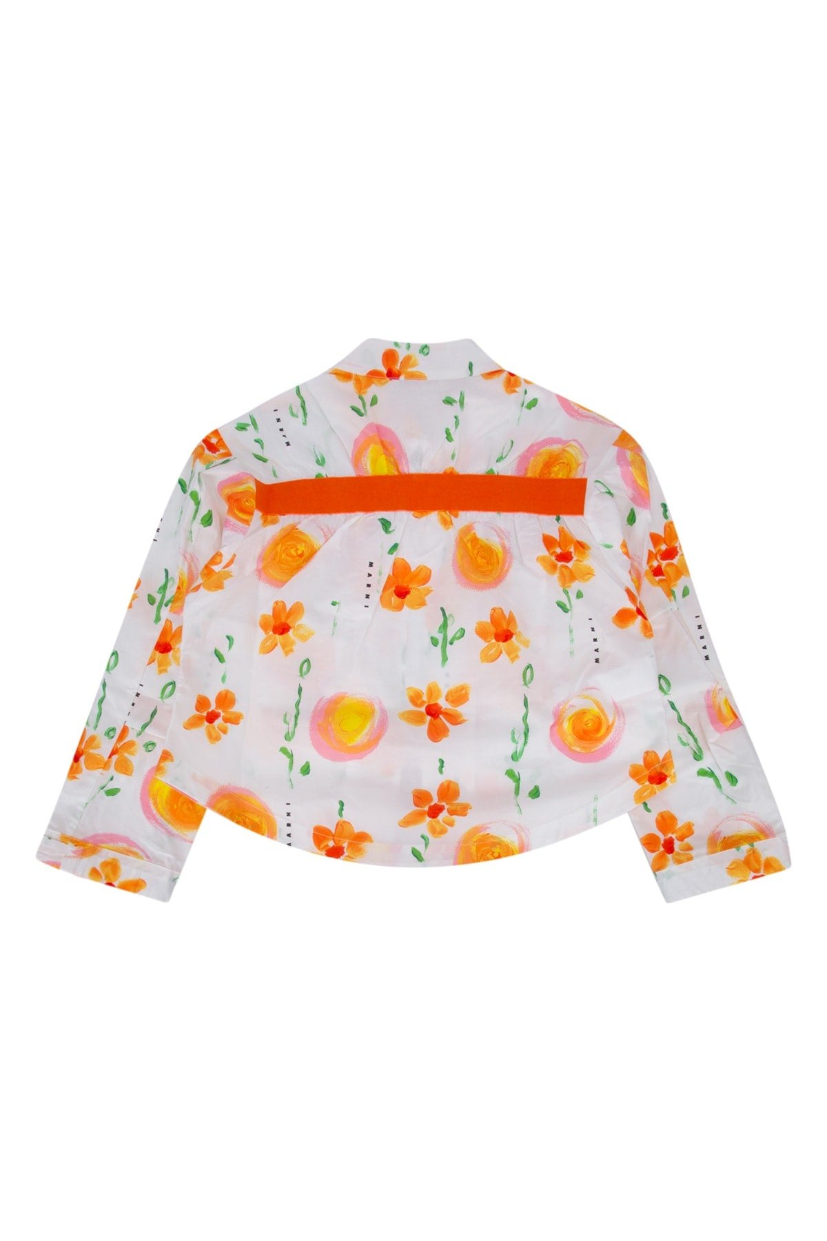 Marni Kids Shirt T-Shirt — White, view 2