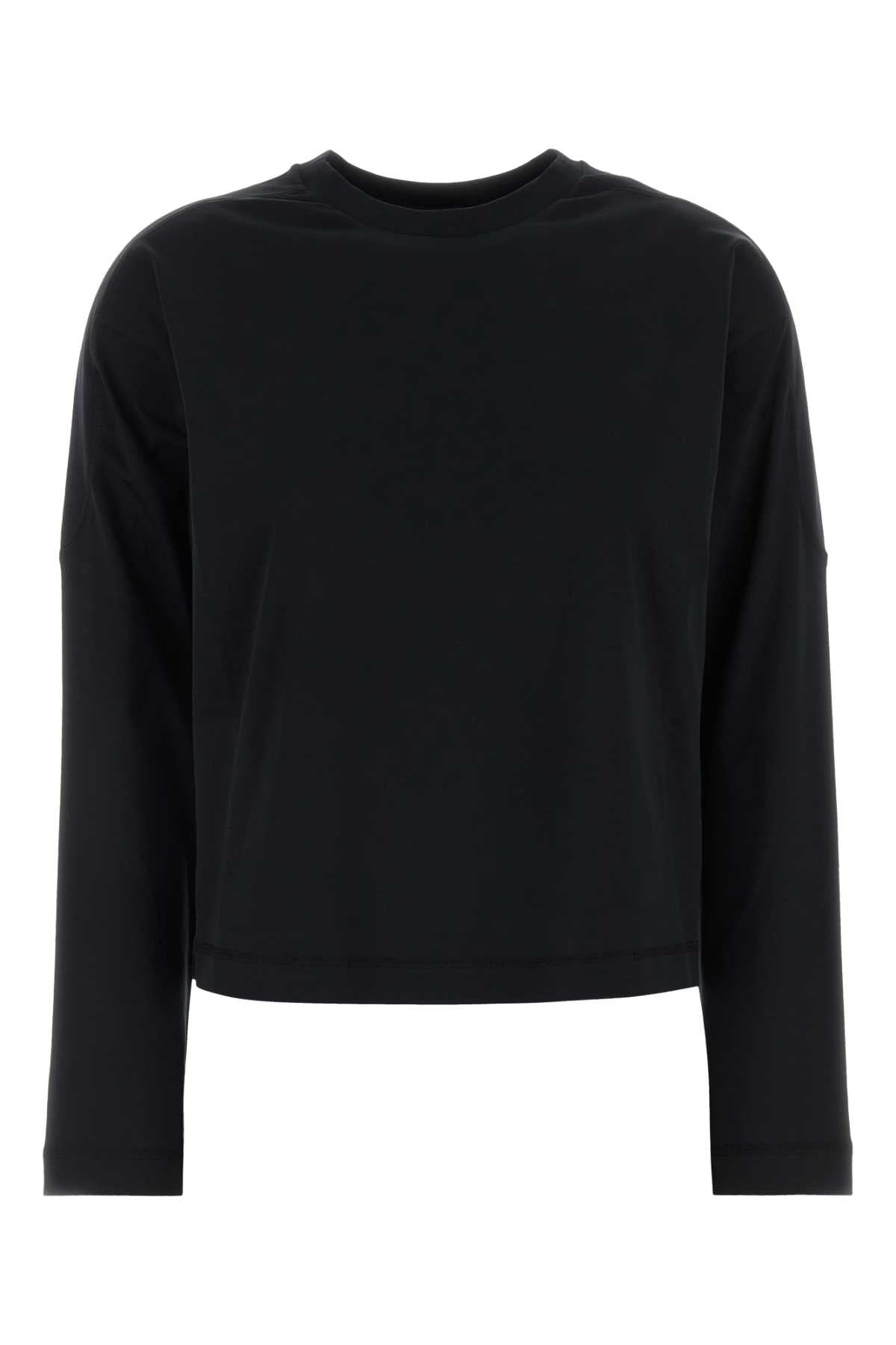 Herno Laminar Cotton T-Shirt — Black by Herno Laminar