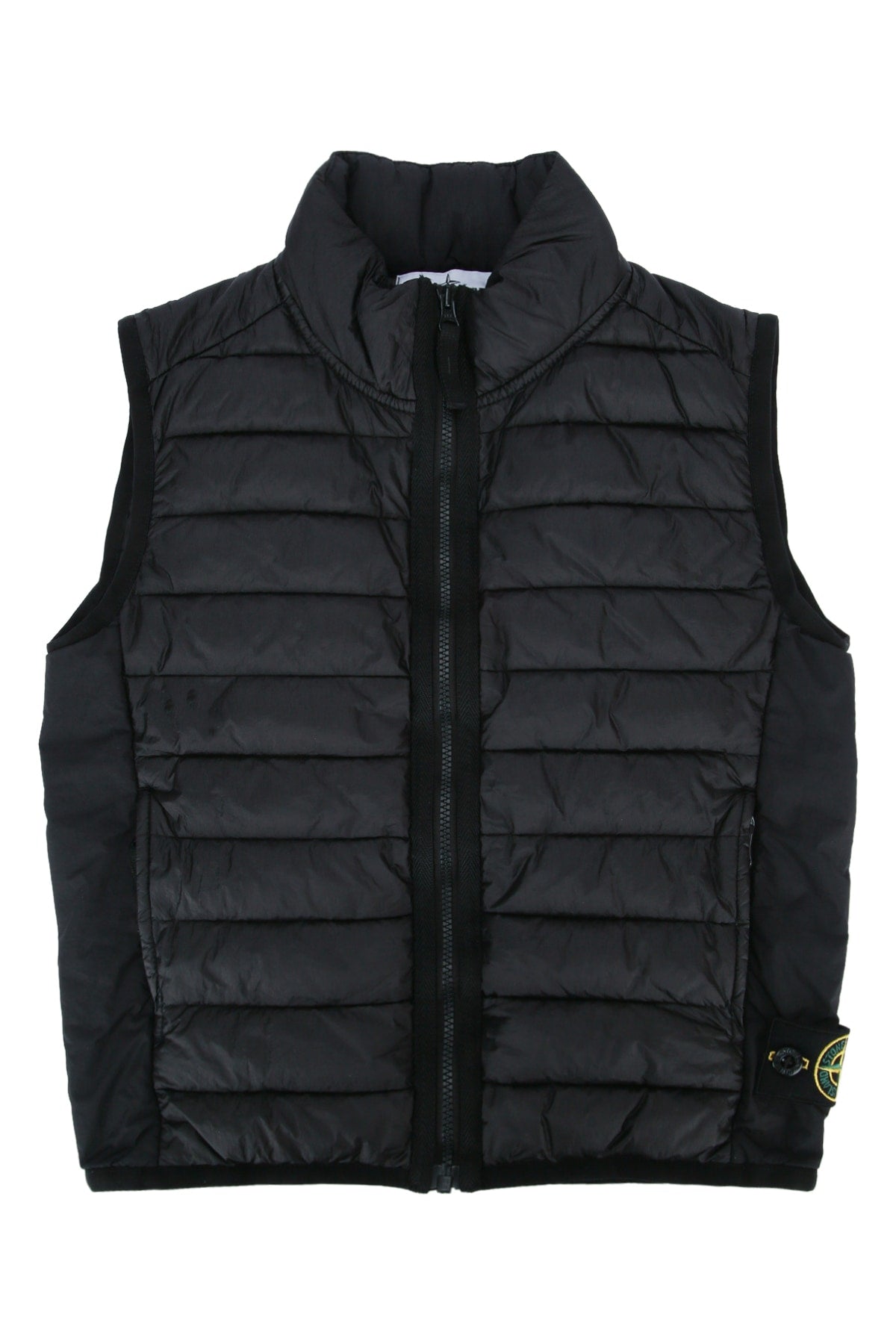 Stone Island Kids Quilted Puffer Vest — Black by Stone Island Kids