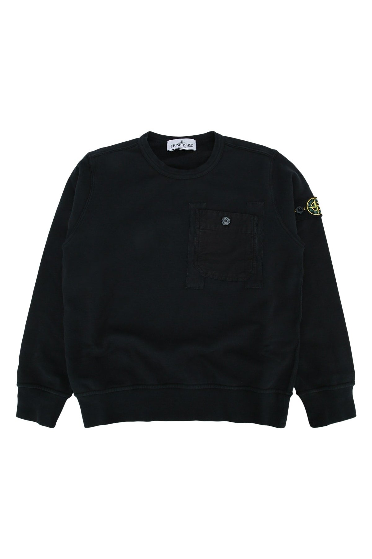 Stone Island Kids Chest Pocket Sweatshirt — Black by Stone Island Kids