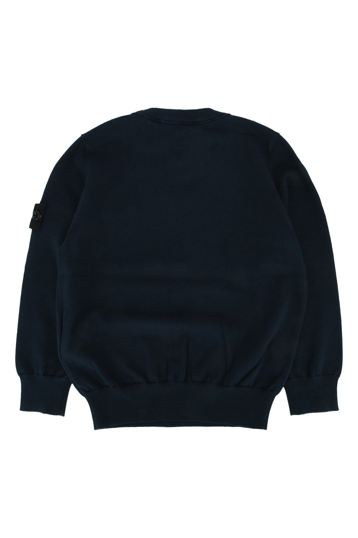Stone Island Kids Neck Sweater — Navy, view 2