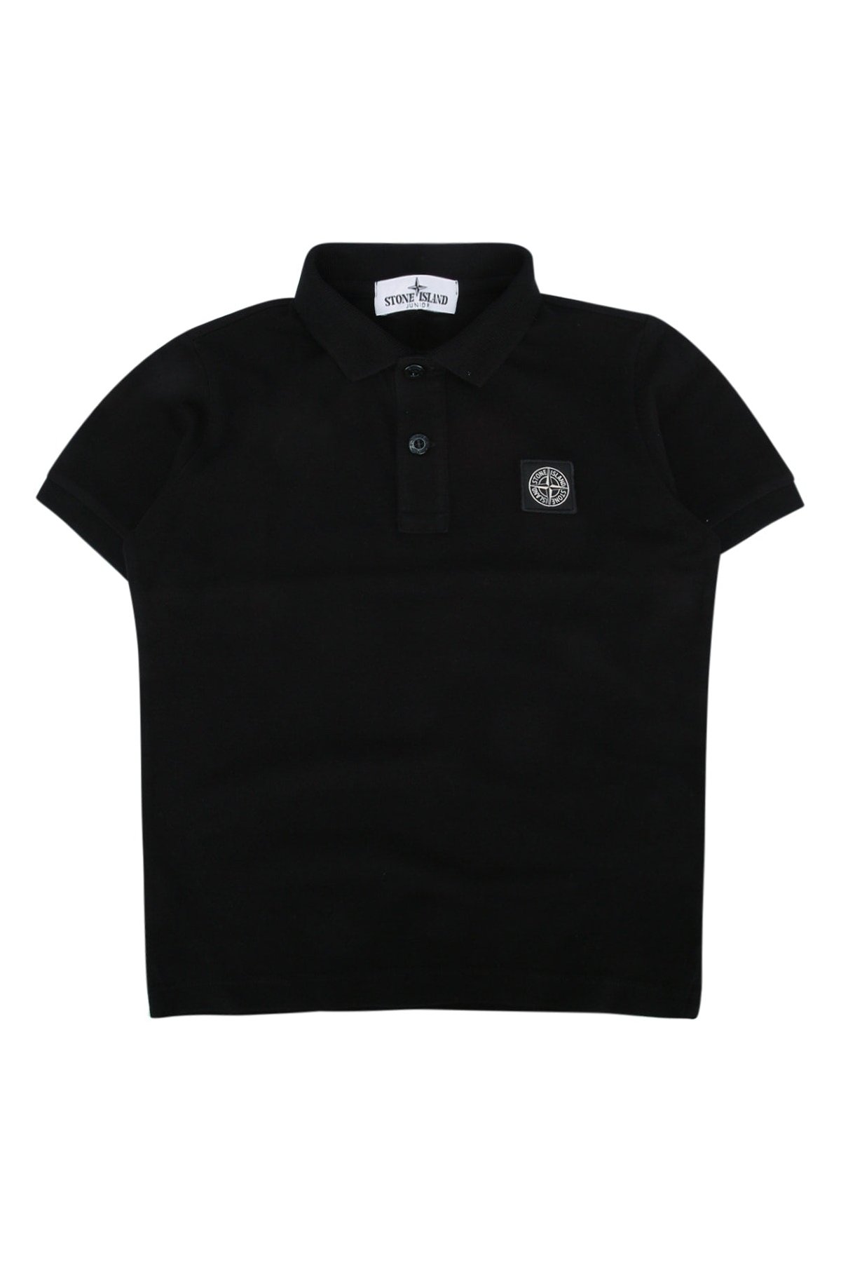 Stone Island Kids Polo Polo — Black by Stone Island Kids