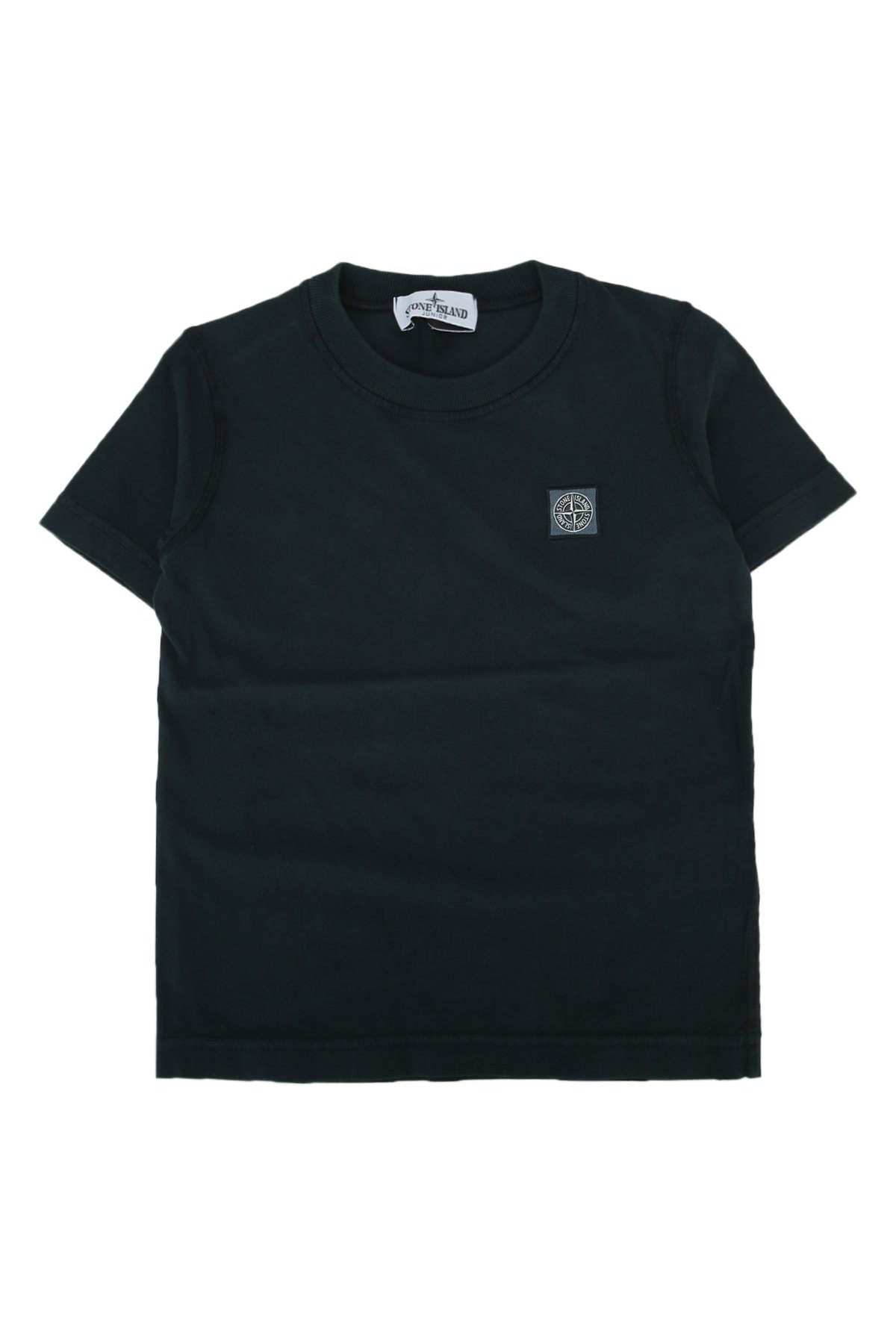 Stone Island Kids Logo-Embroidered Cotton T-Shirt — Navy by Stone Island Kids