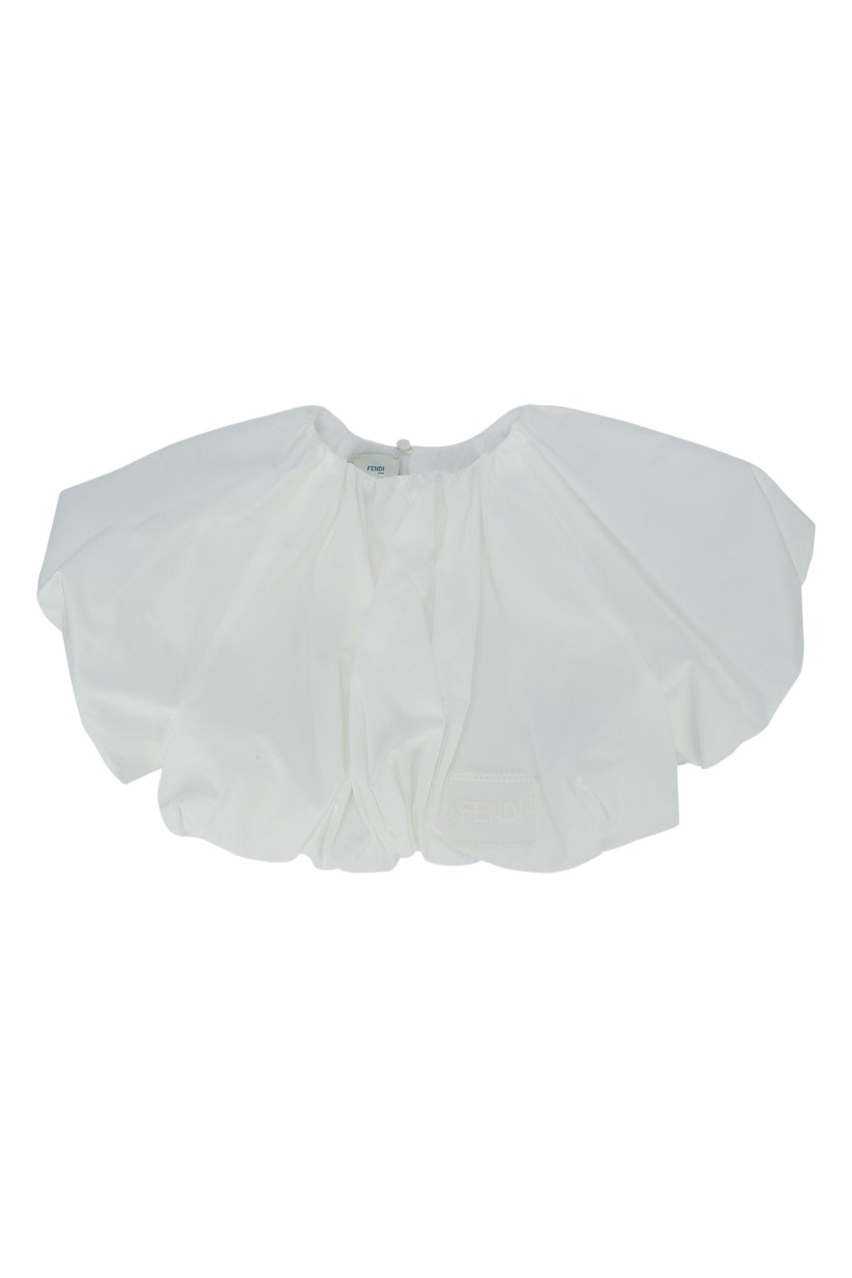 Fendi Kids Popeline Blouse — White by Fendi Kids