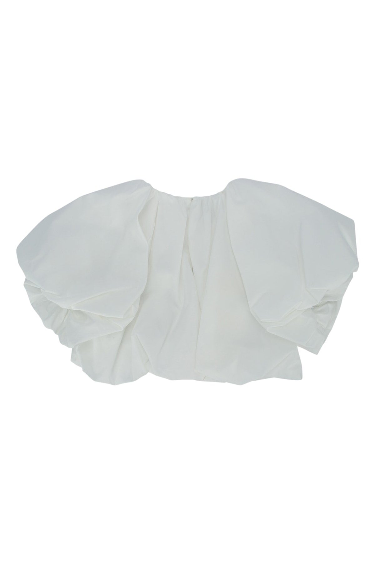 Fendi Kids Popeline Blouse — White, view 2