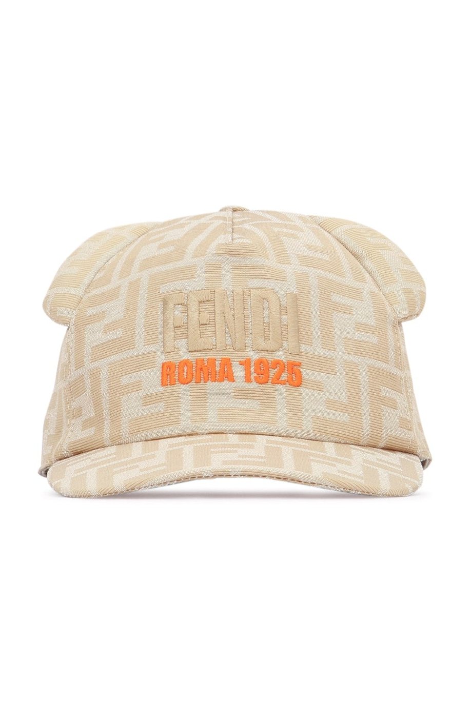 Fendi Kids BASEBALL Monogram Jacquard Baseball Cap — Beige by Fendi Kids