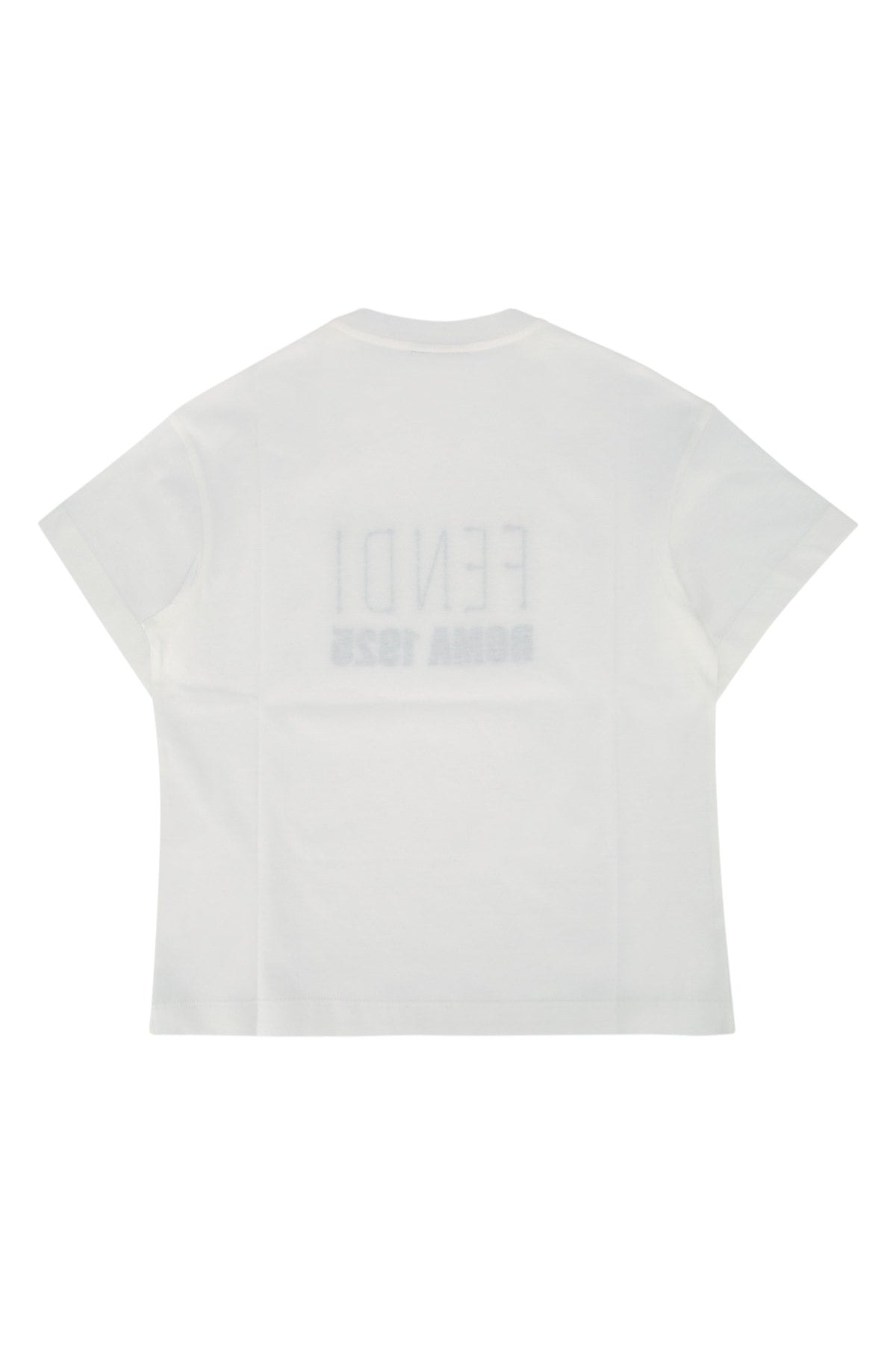 Fendi Kids Jersey T-Shirt — White, view 2