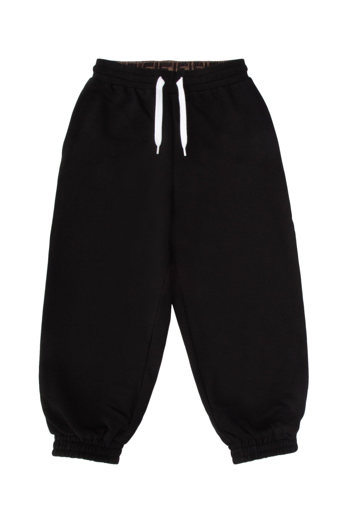 Fendi Kids Unisex Joggers — Black by Fendi Kids