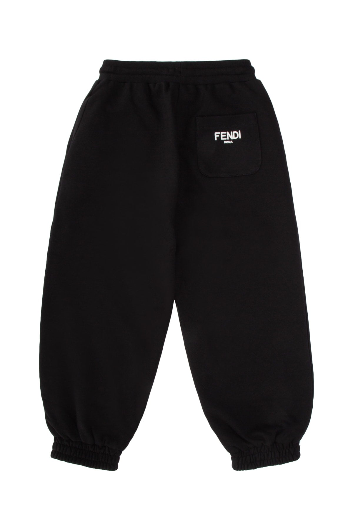 Fendi Kids Unisex Joggers — Black, view 2
