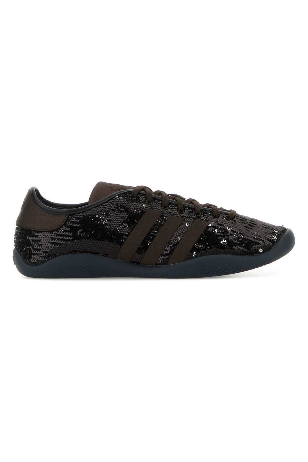 Wales Bonner X Adidas Sequin Sneaker — Black by Wales Bonner X Adidas