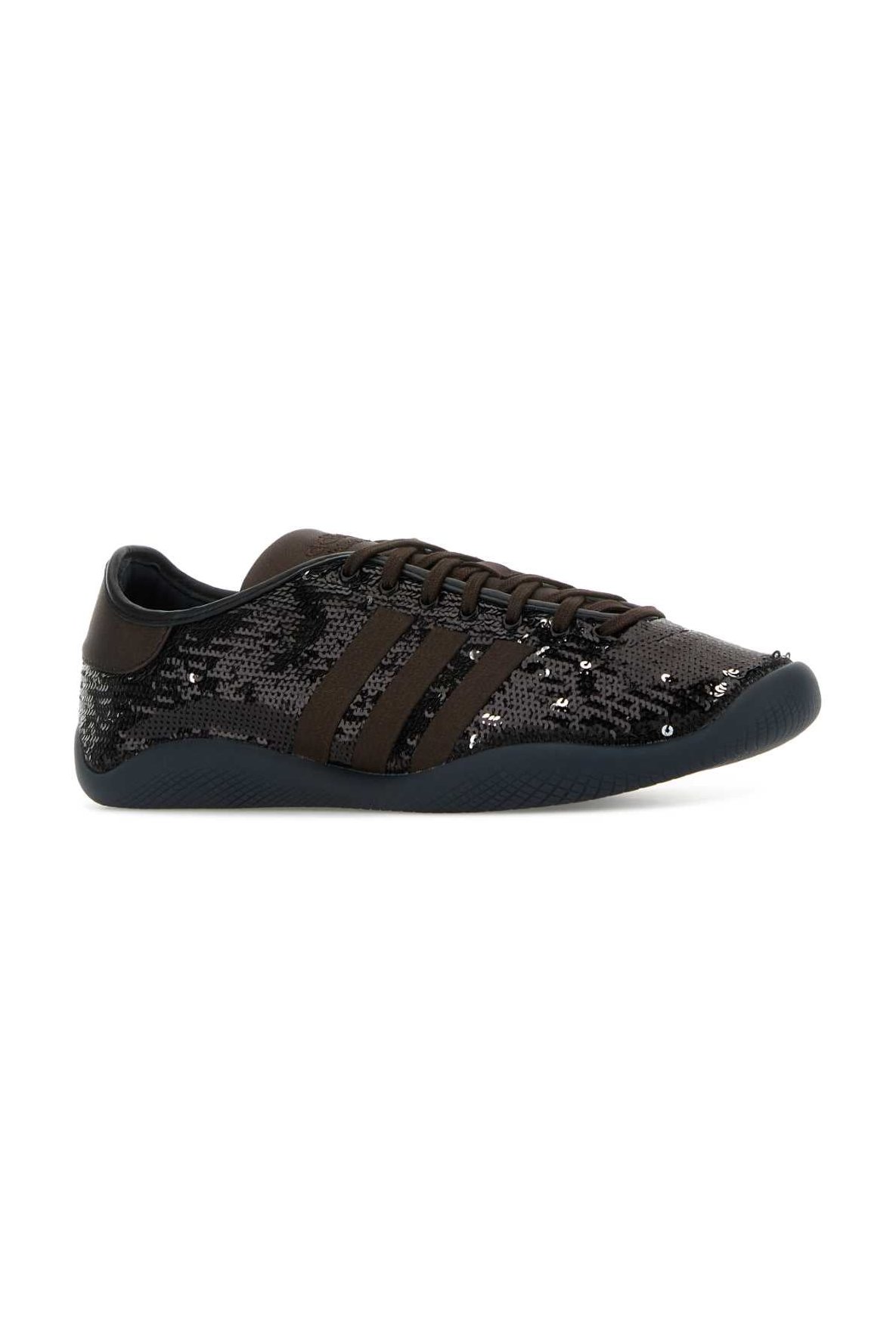 Wales Bonner X Adidas Sequin Sneaker — Black, view 2