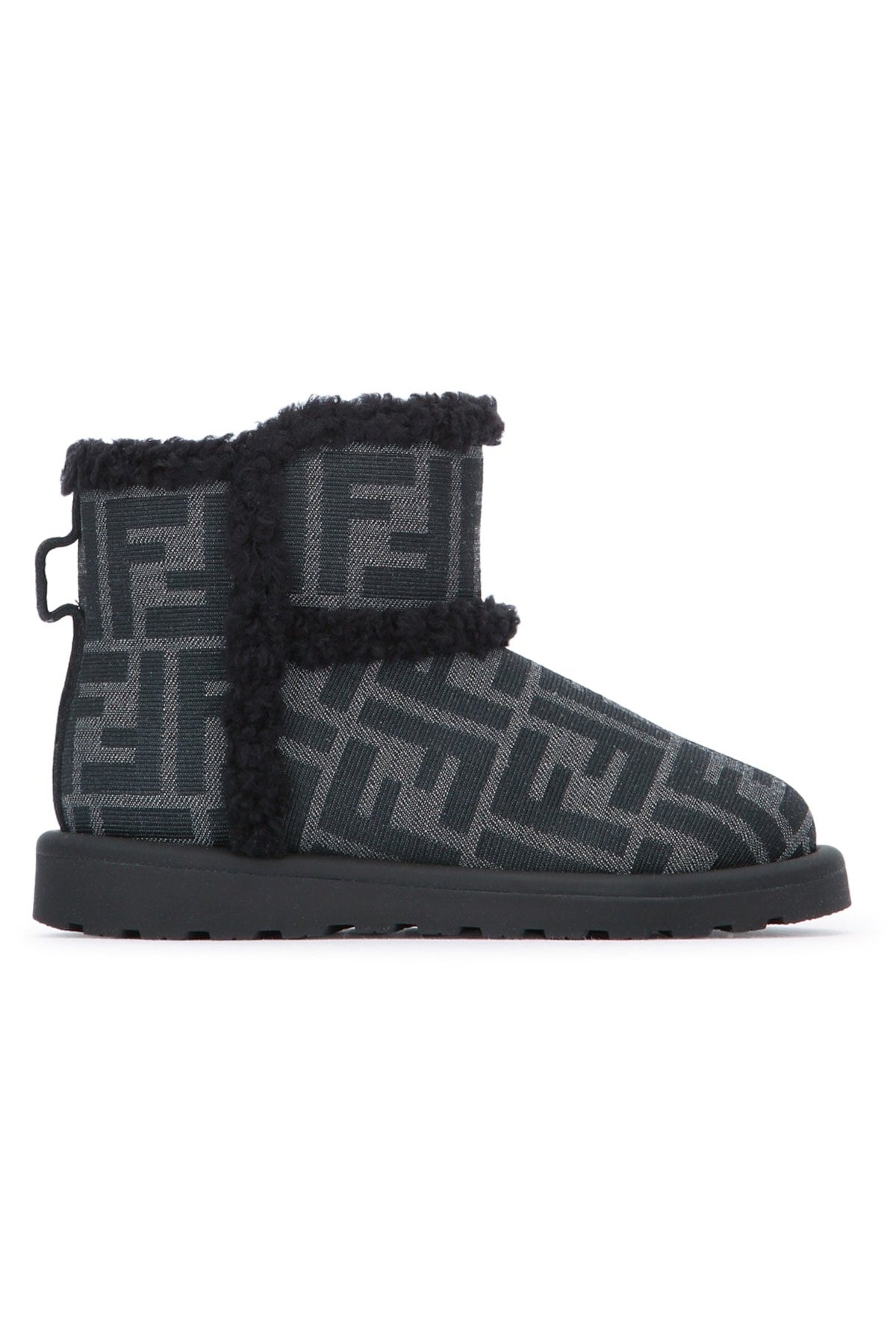 Fendi Kids Tessuto Boot — Gray by Fendi Kids