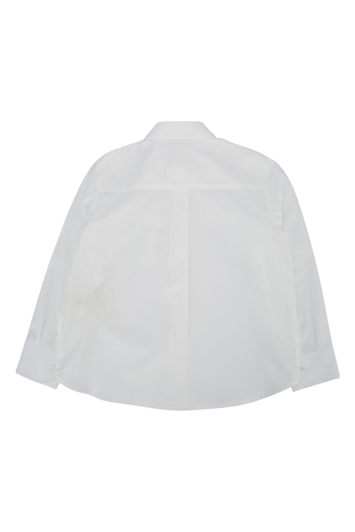 Fendi Kids Popeline Shirt — White, view 2