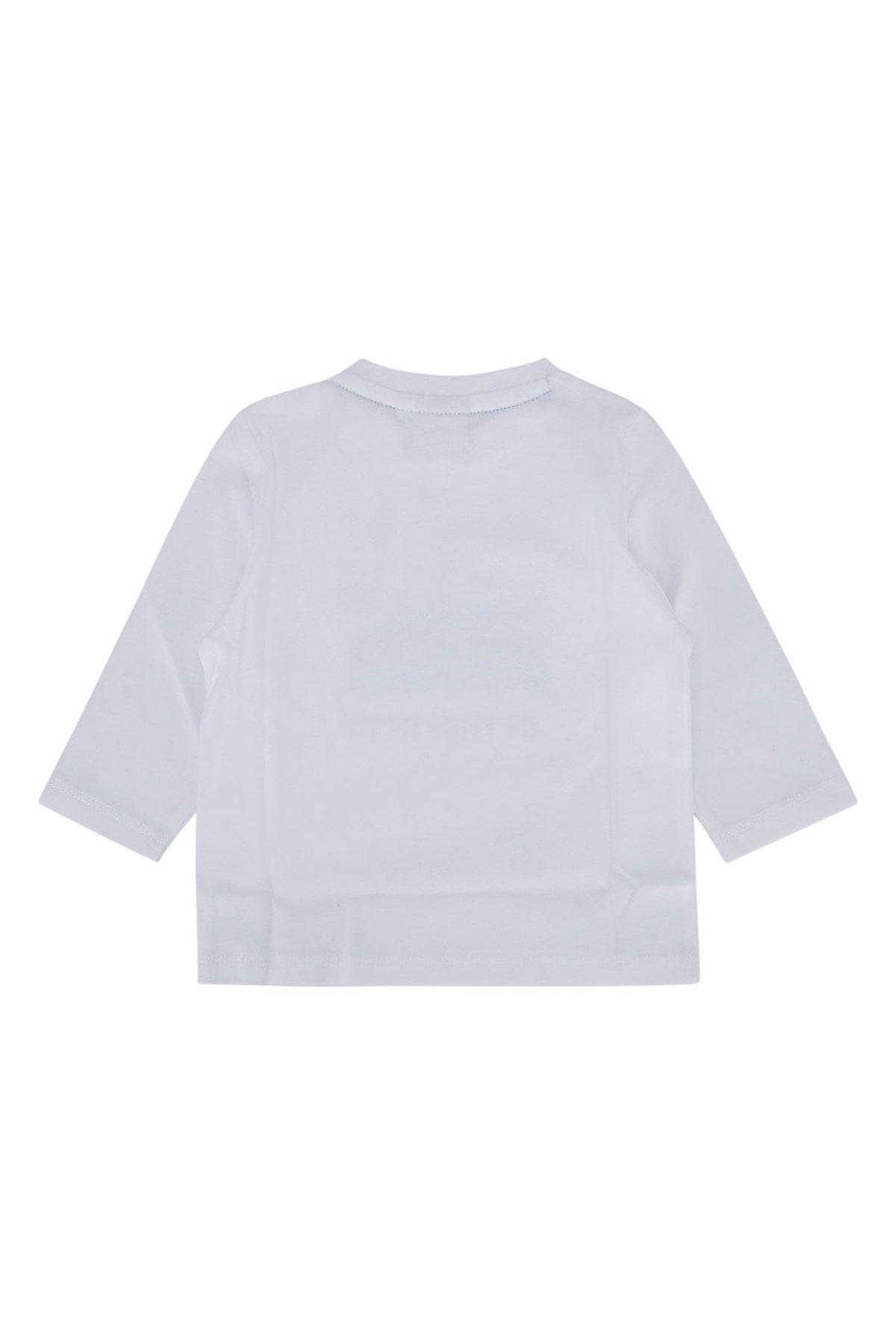 Boss Kids Umbrella Graphic Print T-Shirt — White, view 2