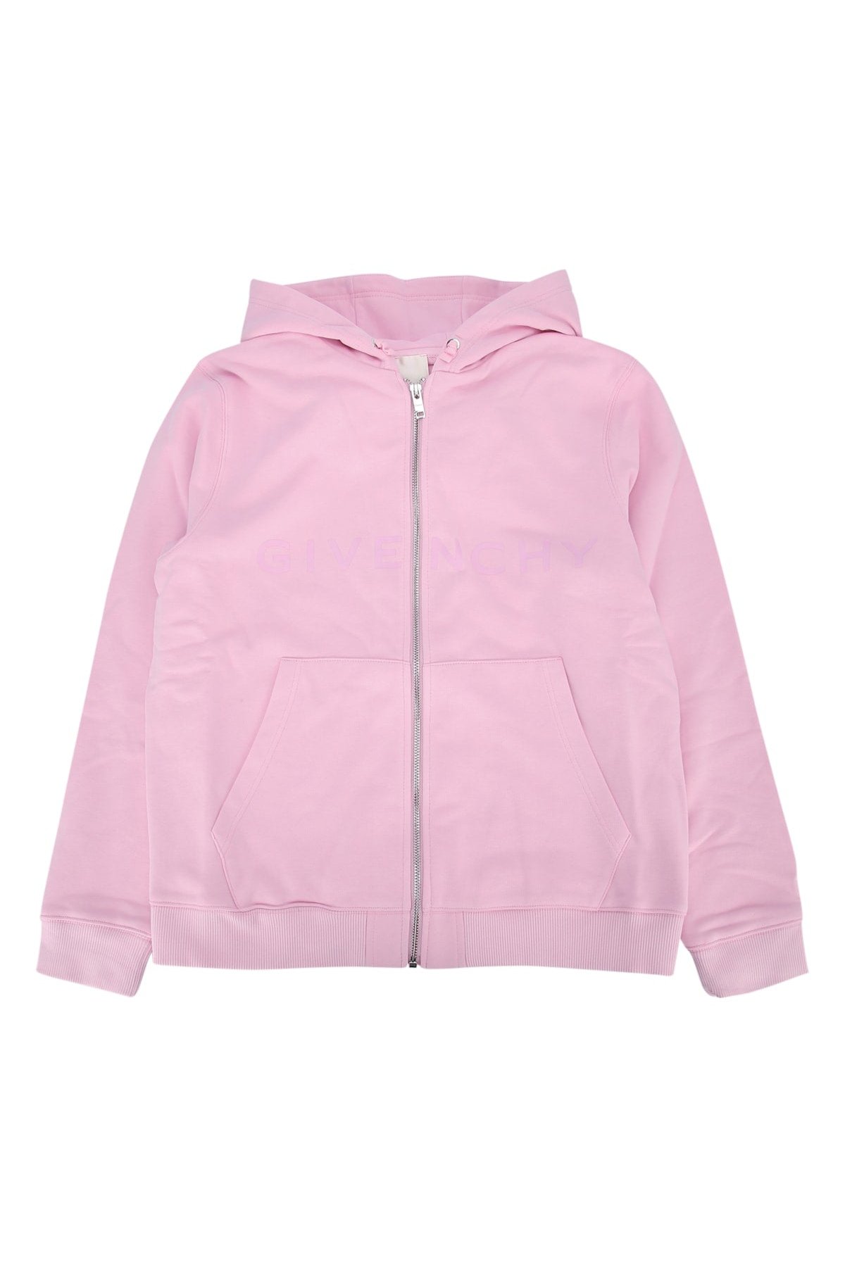 Givenchy Kids Cotton-Blend Hooded Cardigan — Pink by Givenchy Kids