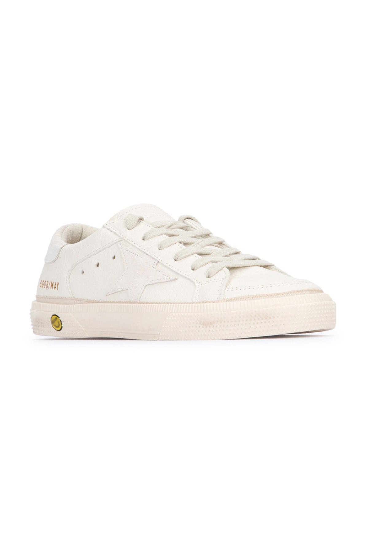 Golden Goose Kids Nappa Sneaker — White, view 2