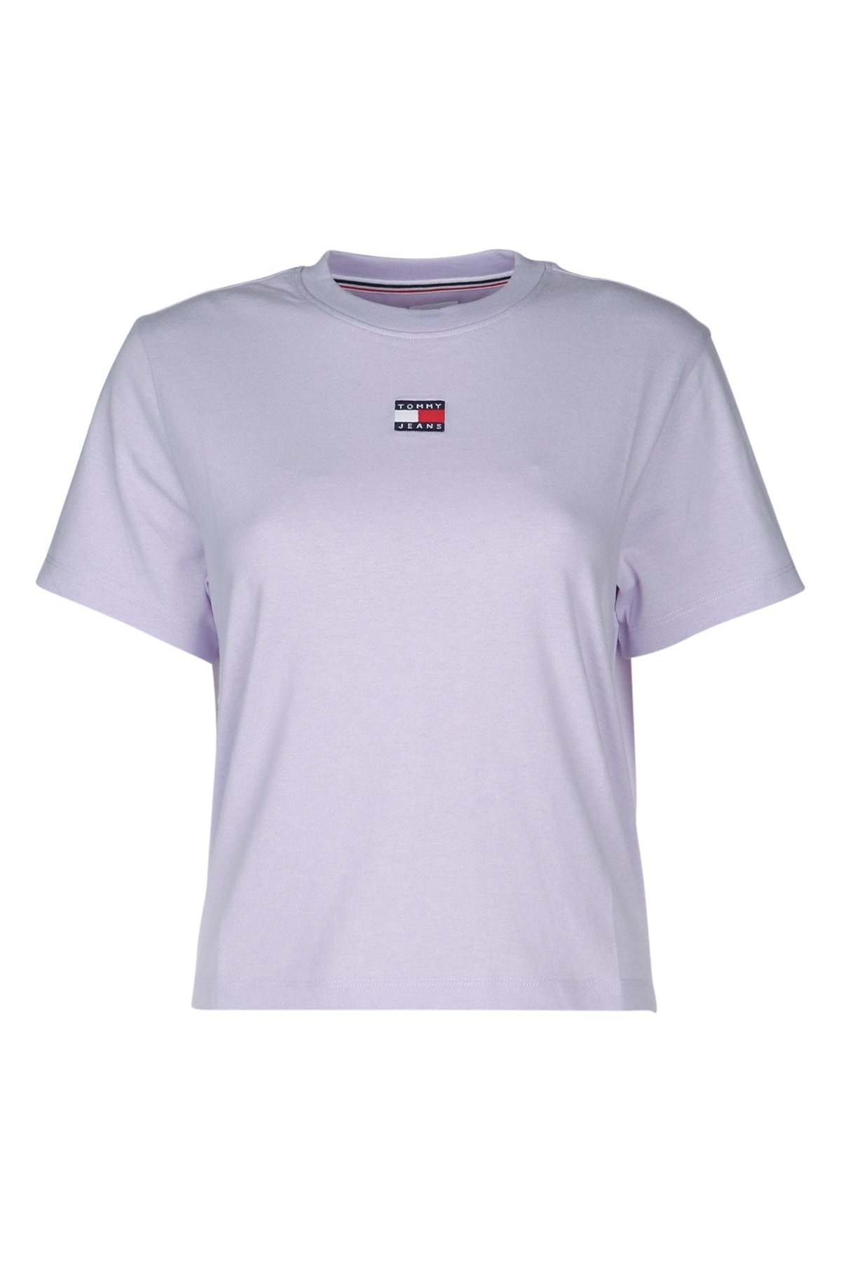 Tommy Hilfiger Jeans Logo-Embroidered Recycled Cotton T-shirt — Purple by Tommy Hilfiger Jeans