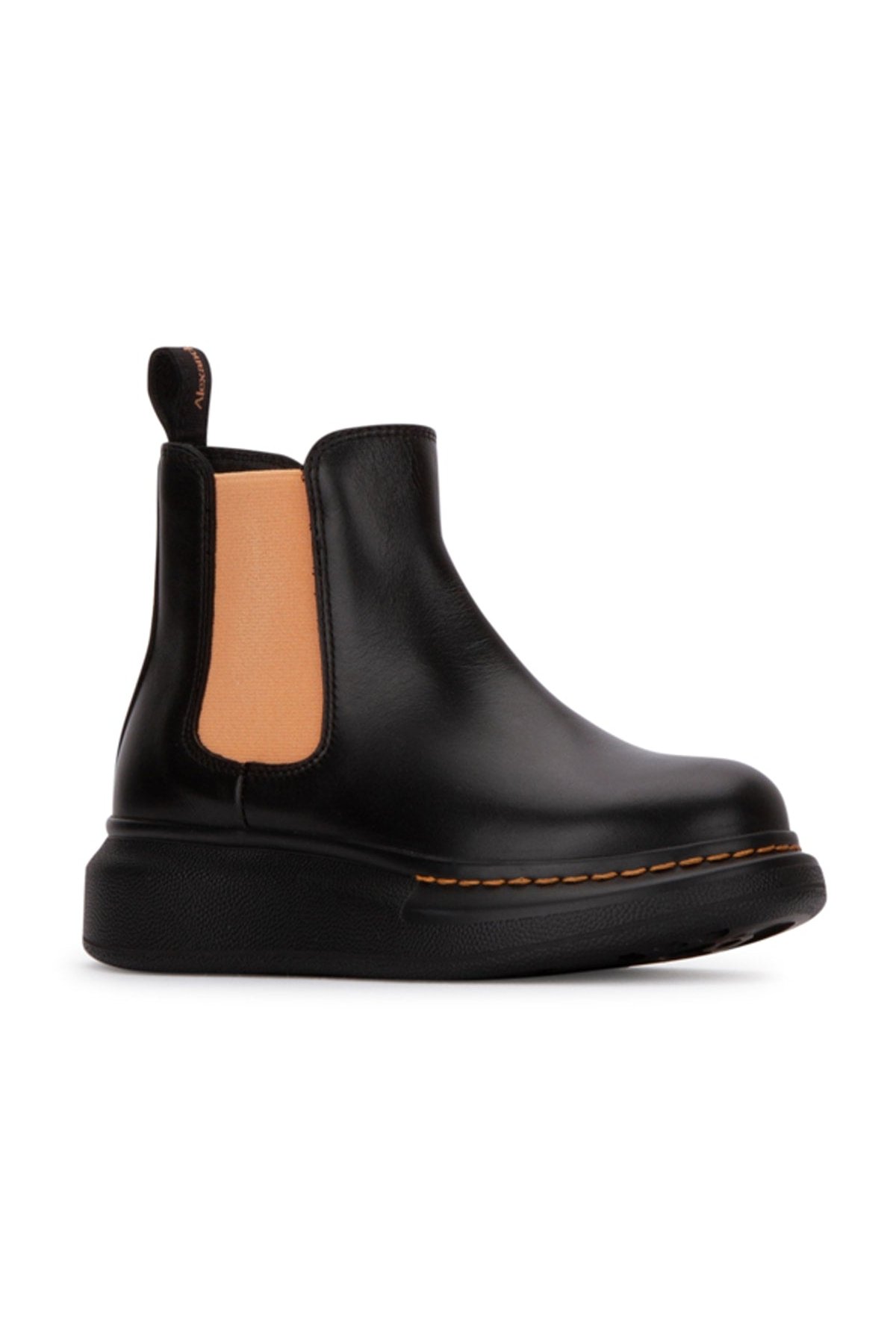 Alexander Mcqueen Kids Boot — Black, view 2