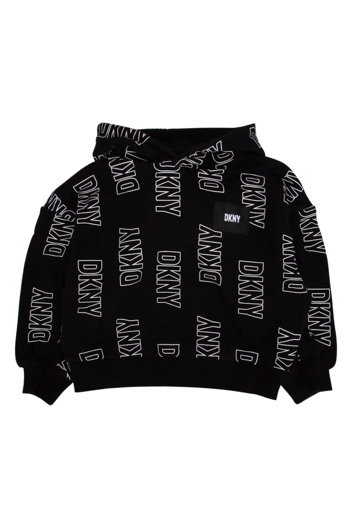 Dkny Junior Logo-Patterned Sweatshirt — Black by Dkny Junior