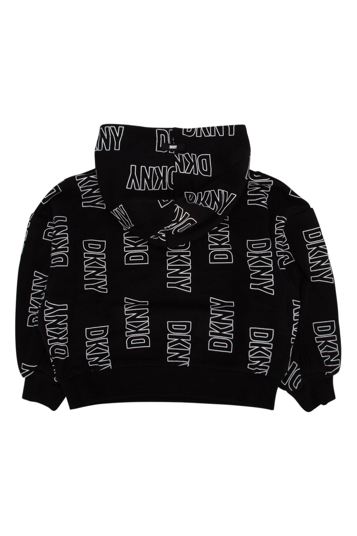 Dkny Junior Logo-Patterned Sweatshirt — Black, view 2