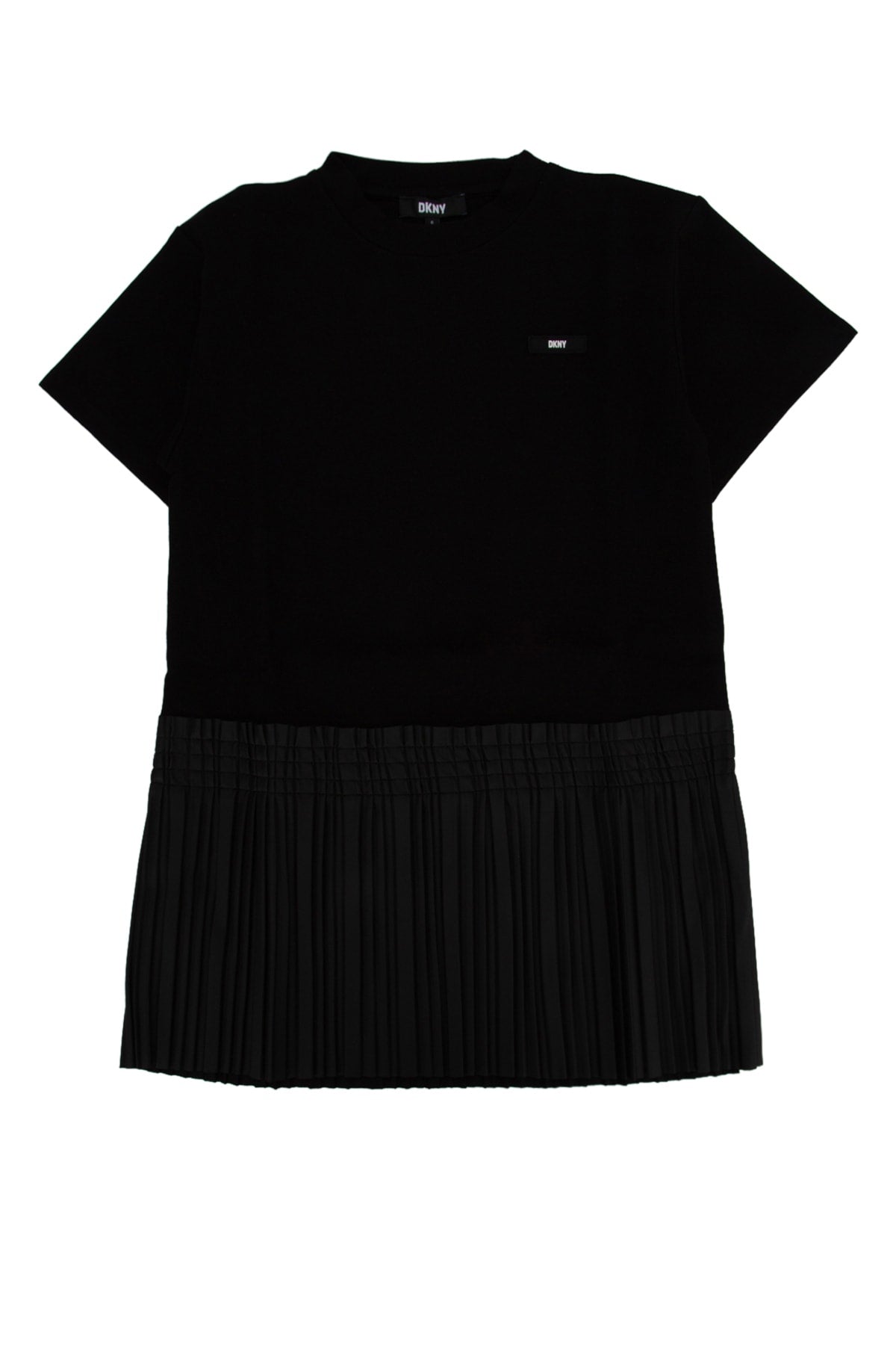 Dkny Junior Pleated Hem Dress — Black by Dkny Junior