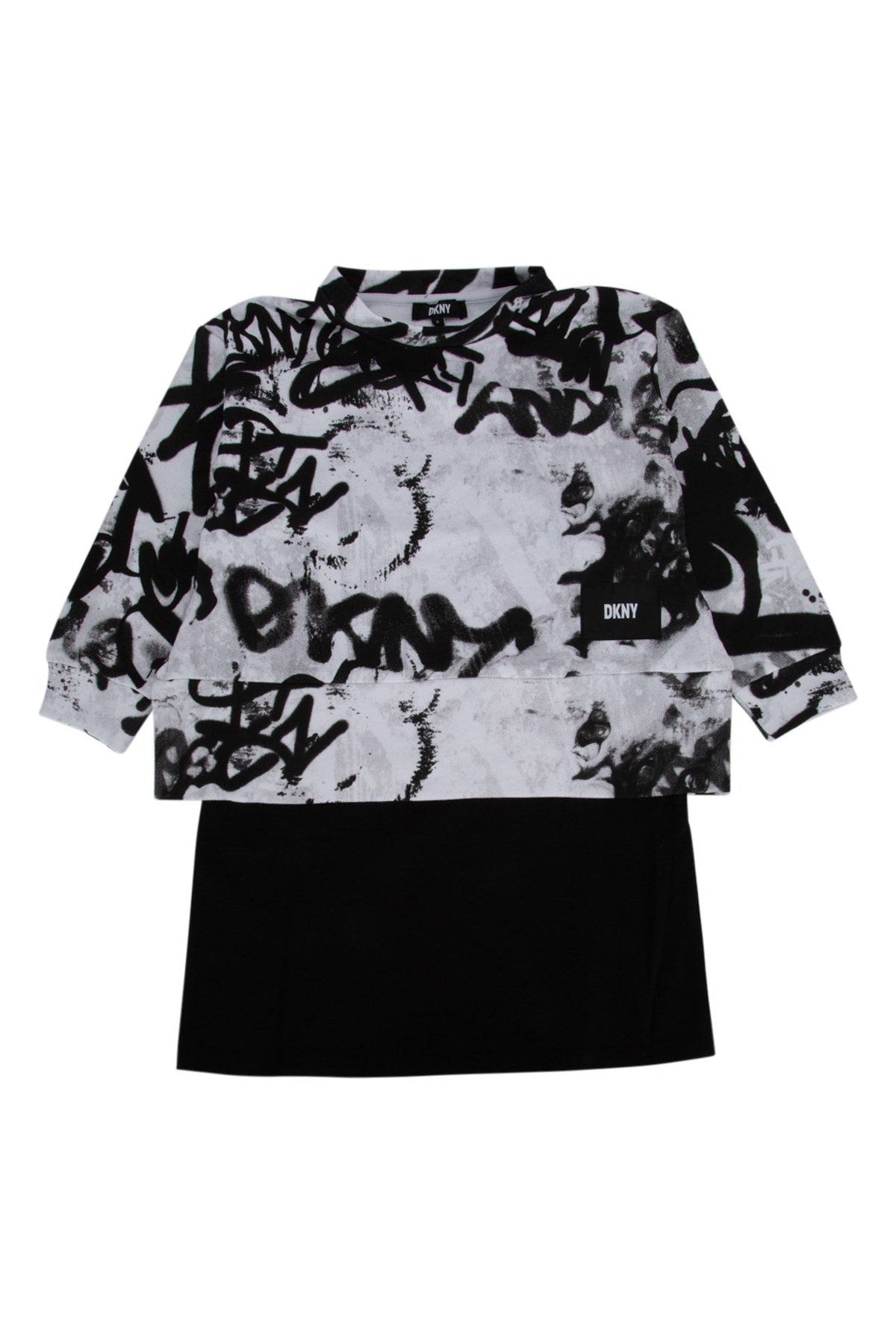 Dkny Junior Graffiti-Print Jersey Dress — Multicolor by Dkny Junior