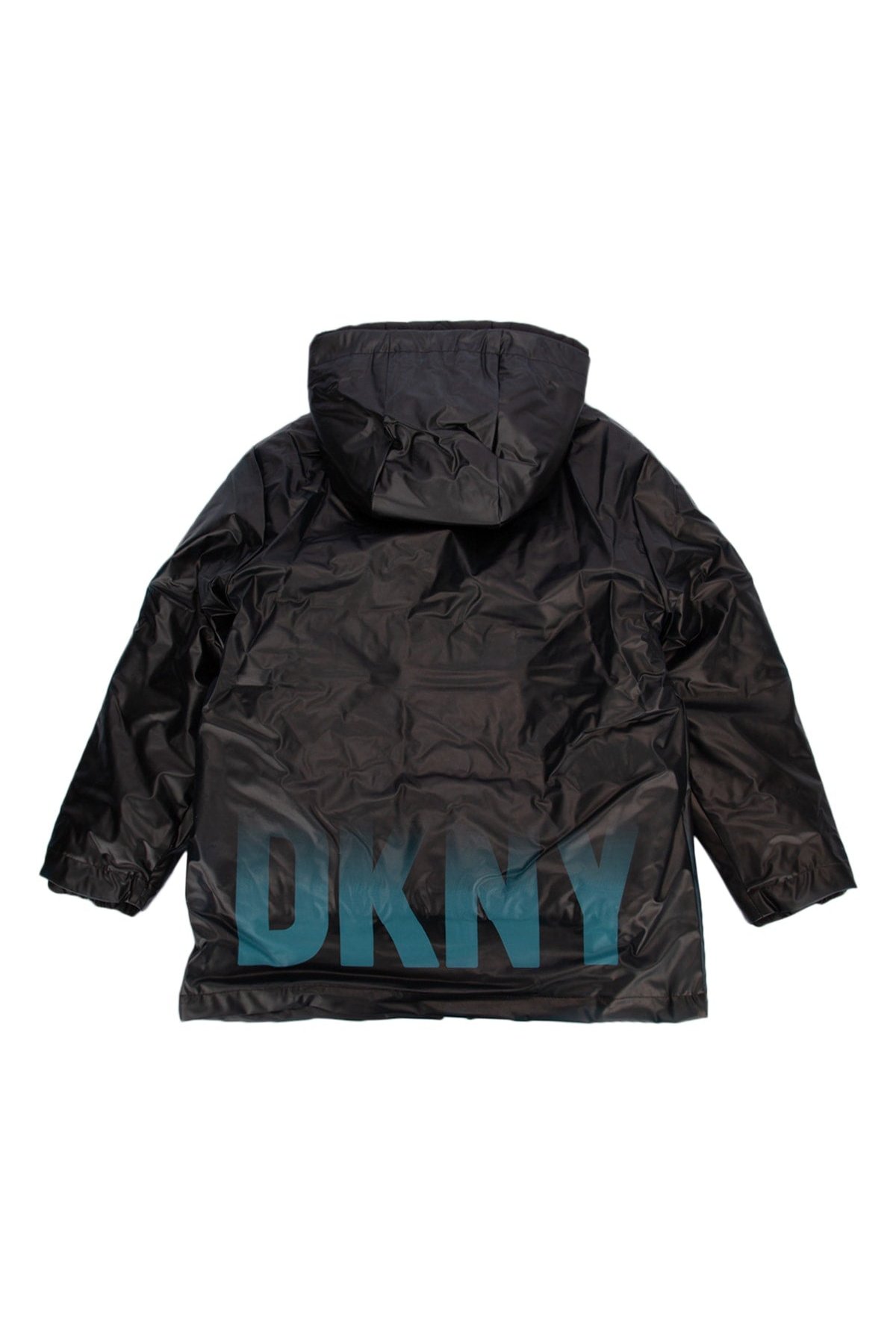 Dkny Junior Lightweight Puffer Down Jacket — Navy, view 2