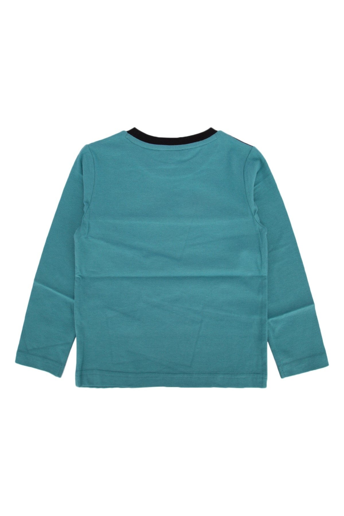 Dkny Junior Logo-Print T-Shirt — Turquoise, view 2