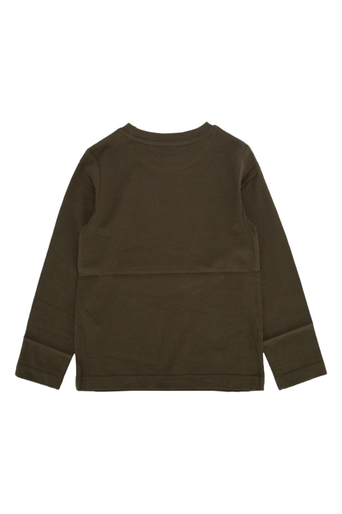 Dkny Junior Logo-Print Cotton Sweatshirt — Brown, view 2