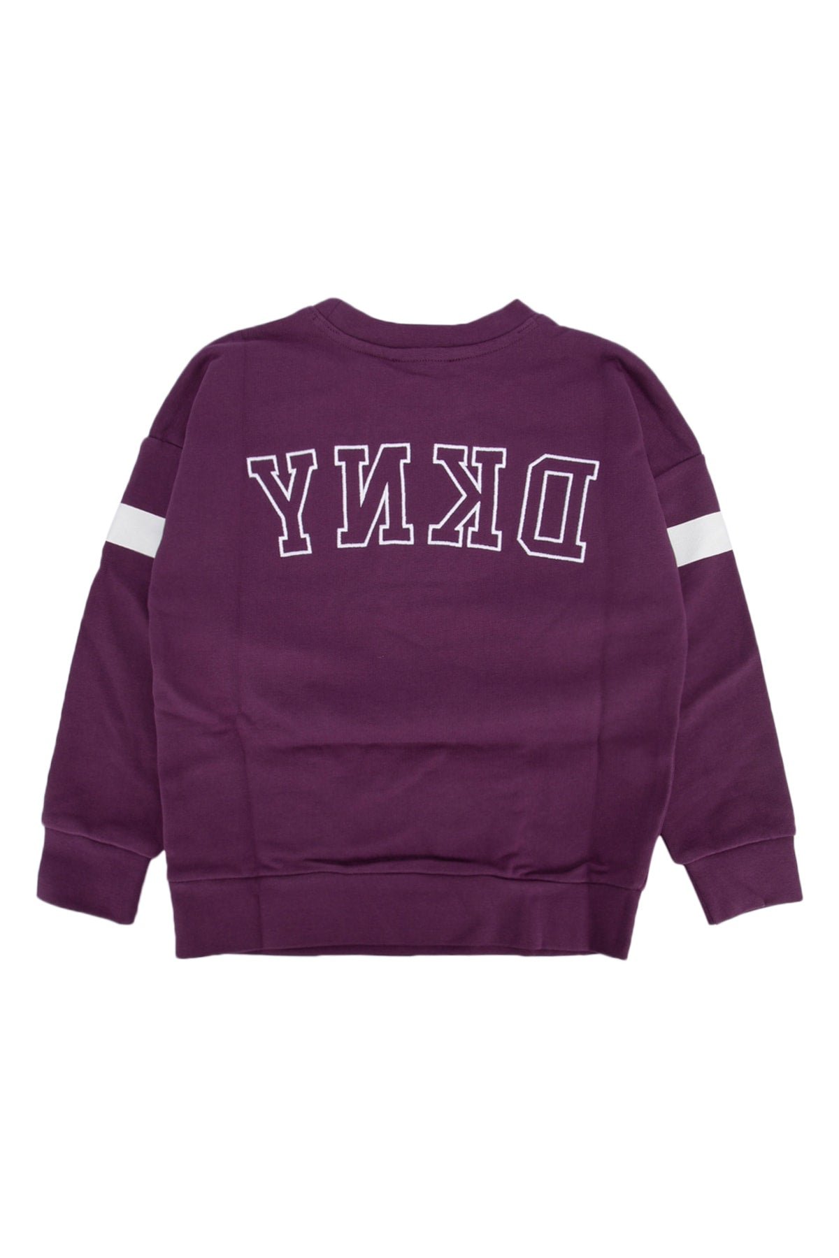 Dkny Junior Logo-Embroidered Sweatshirt — Purple, view 2