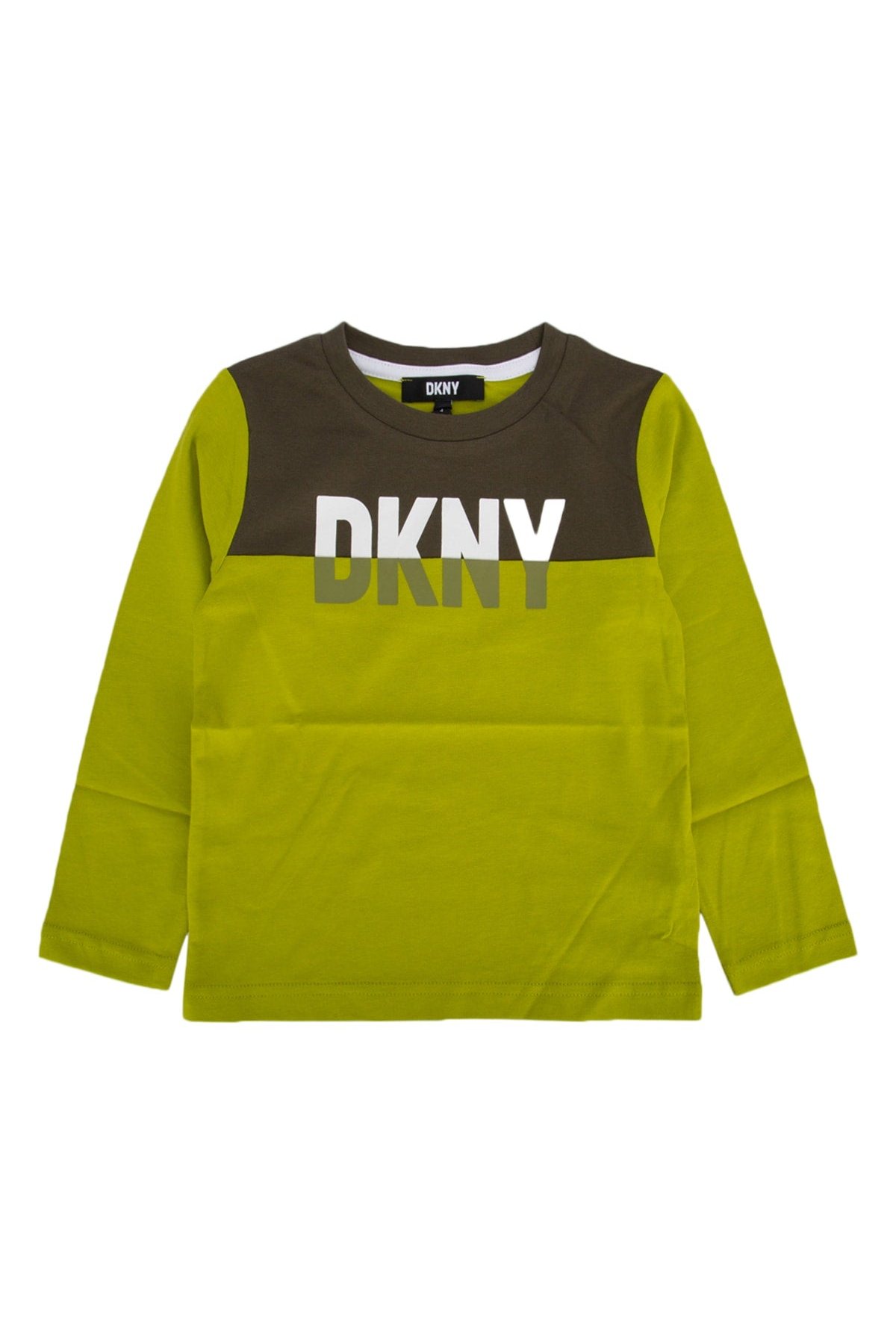 Dkny Junior Logo-Embroidered Color-Block Sweatshirt — Green by Dkny Junior