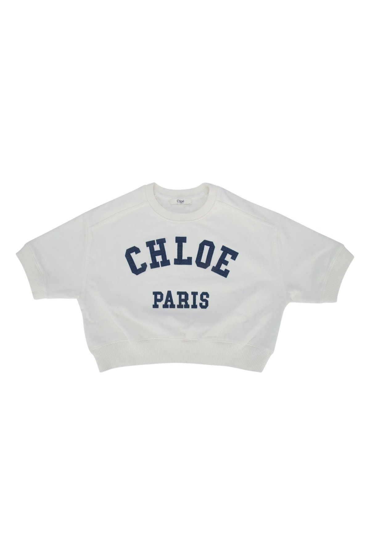 Chloe Kids Dete Sweatshirt — White by Chloe Kids