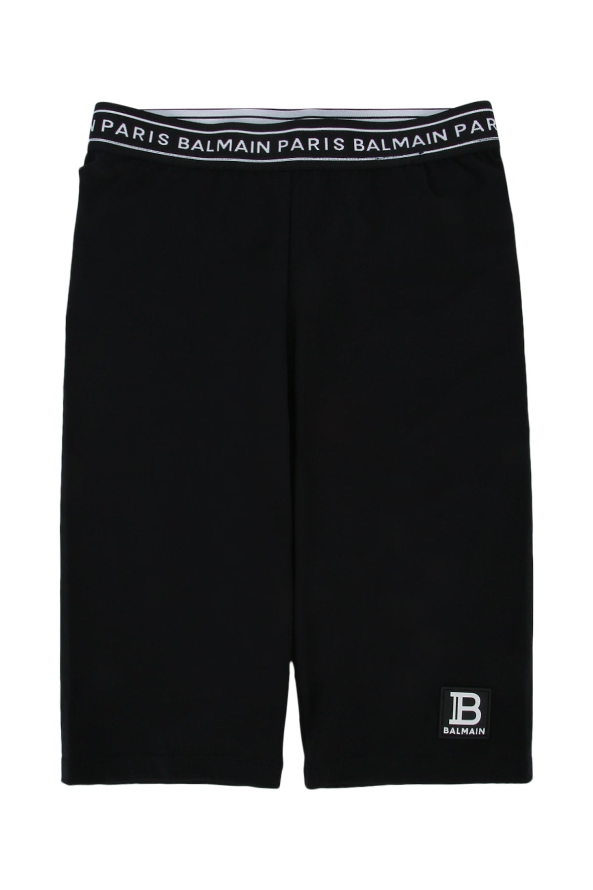 Balmain Kids Logo-Embroidered Bermuda — Black by Balmain Kids