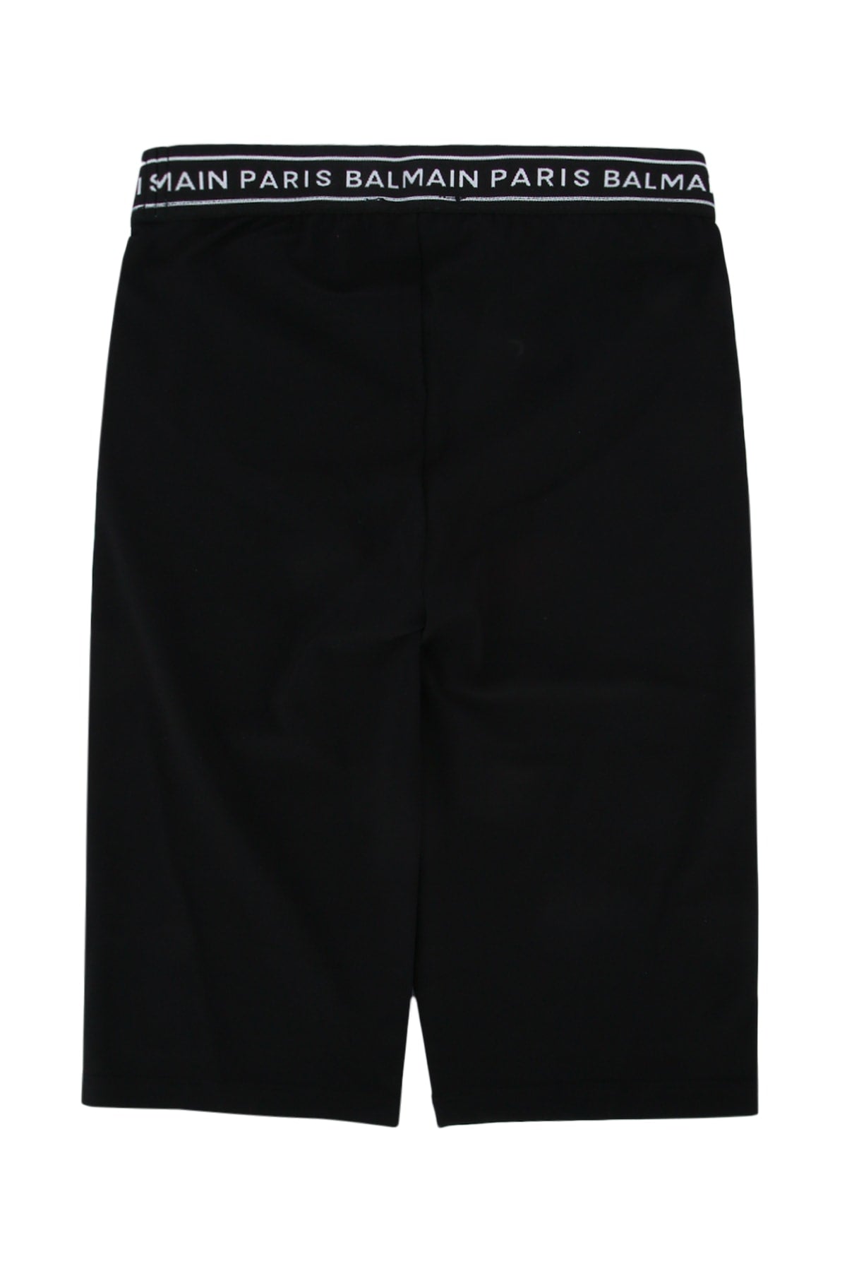 Balmain Kids Logo-Embroidered Bermuda — Black, view 2
