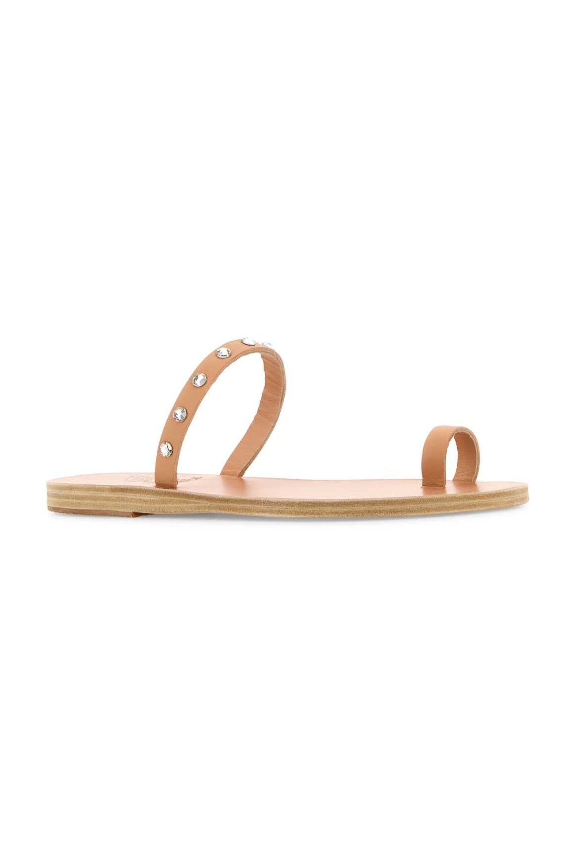 Ancient Greek Audrey Sandal — Beige, view 2