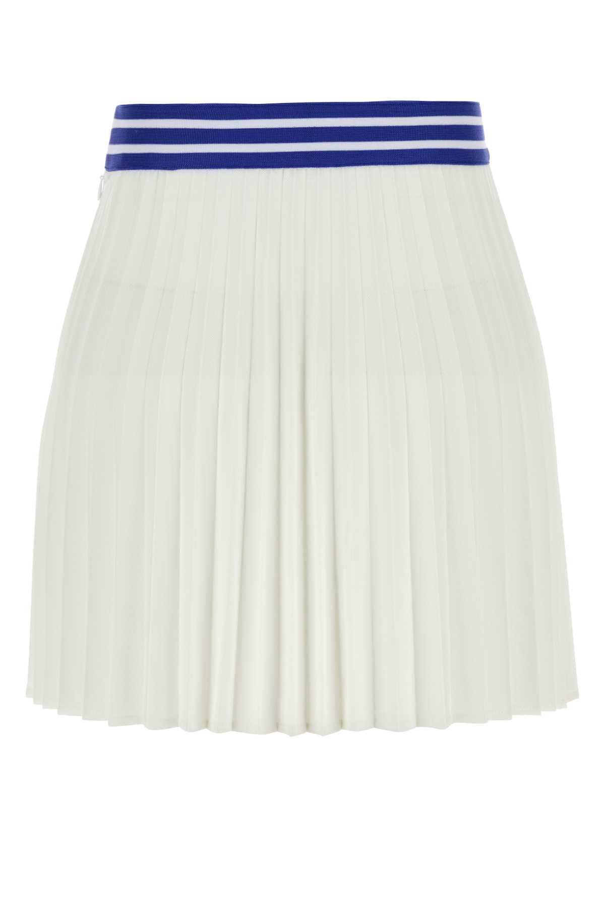 Bode Court Skirt — White, view 2