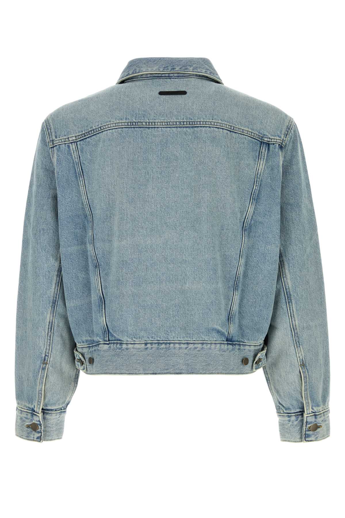 Fear Of God Essential Denim Jacket — Blue, view 2