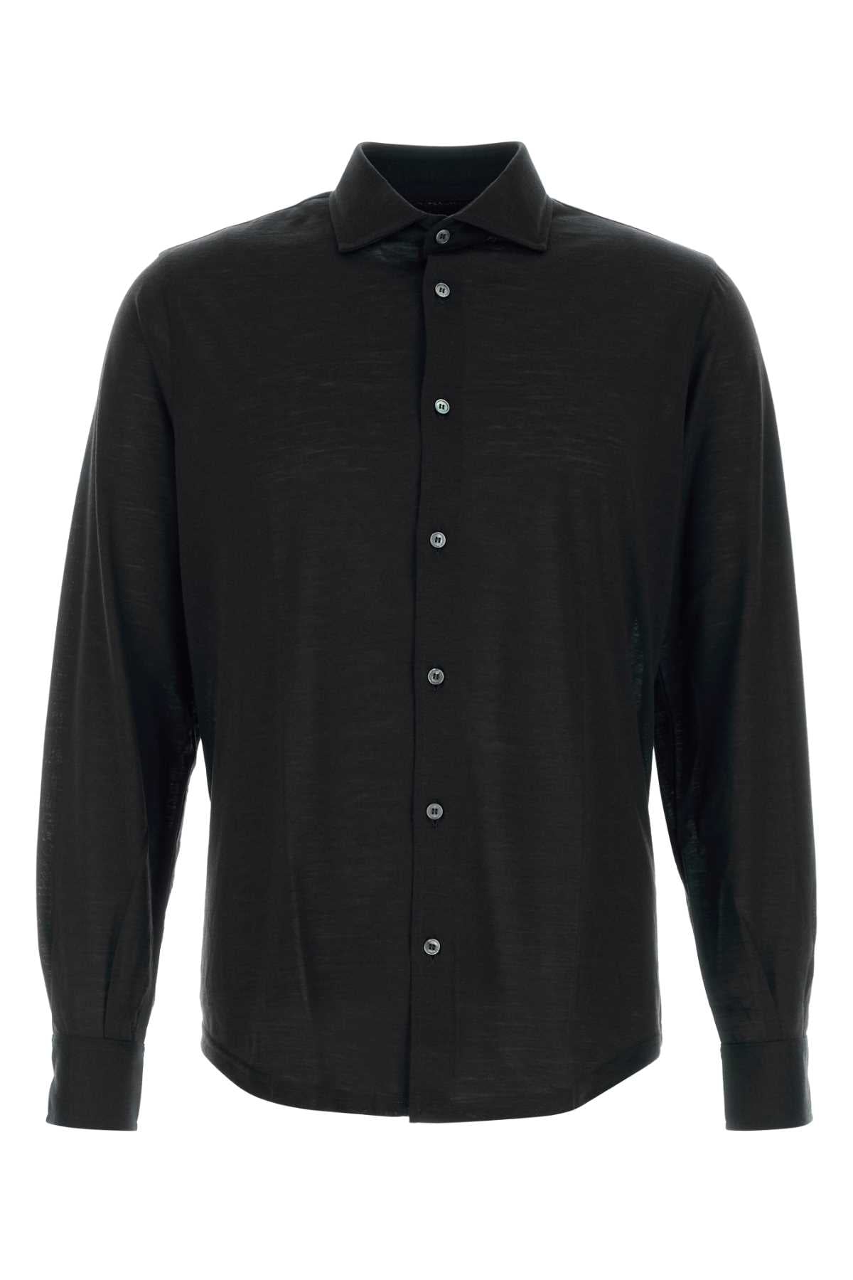 Fedeli Thomas Shirt — Black by Fedeli