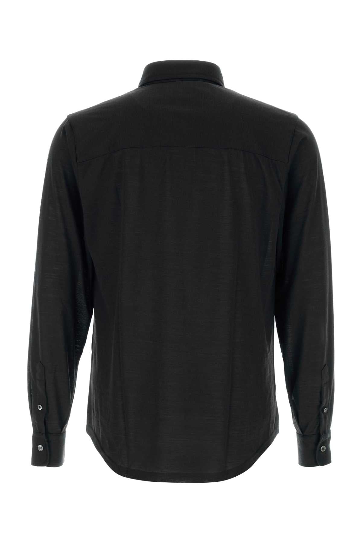 Fedeli Thomas Shirt — Black, view 2
